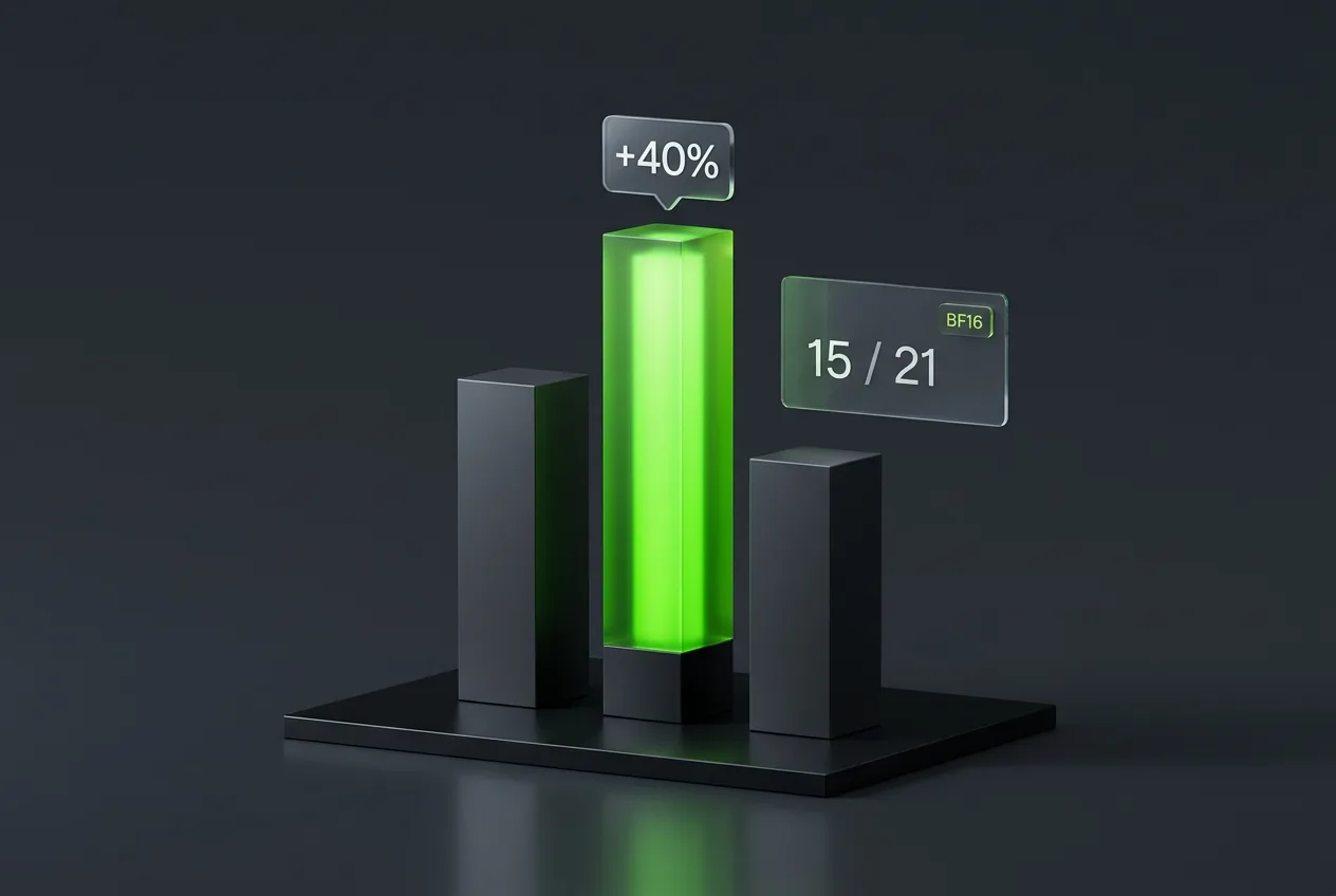 Benchmark visualization showing Nemotron 3.5 Bolt performance improvements over prior models.